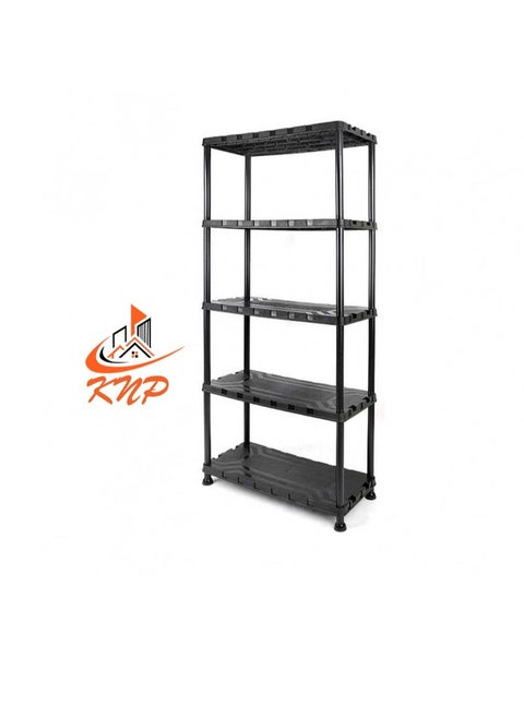 KNP 5-TIER PLASTIC SHELF UNIT 74 x 32 x 171 cm Capacity per shelf 30 kg