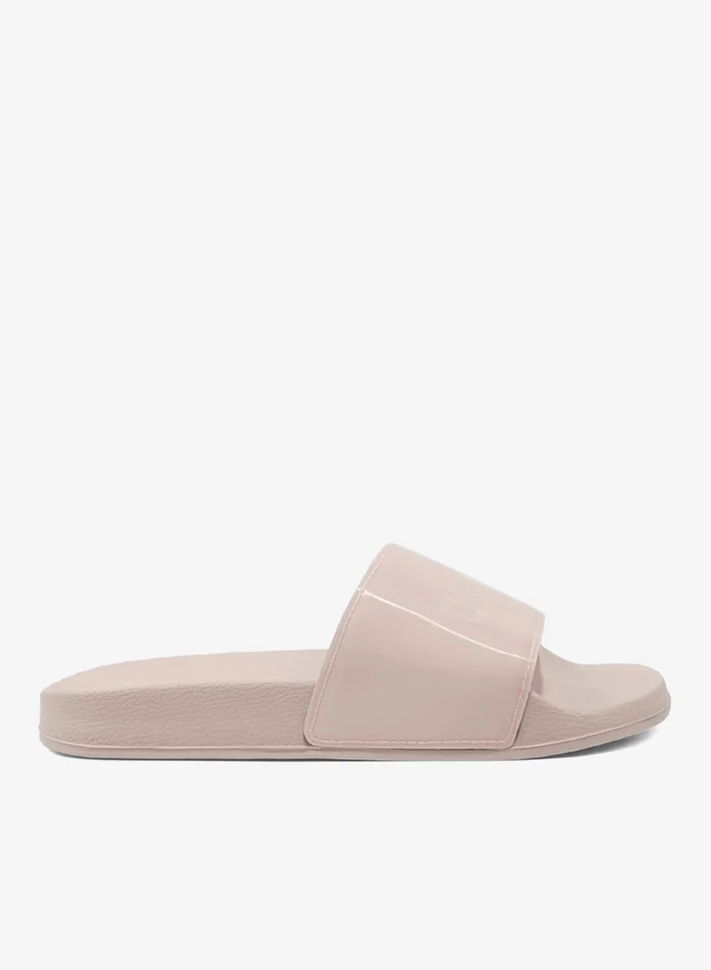 Women's Pink Slides - Stylish Perfect for Casual Outfit
