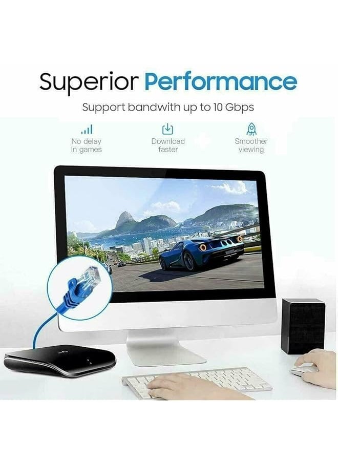 Stargold - Cat 6 Ethernet Networking Cable 75 Meters High Speed Patch Internet Cord - Image 1