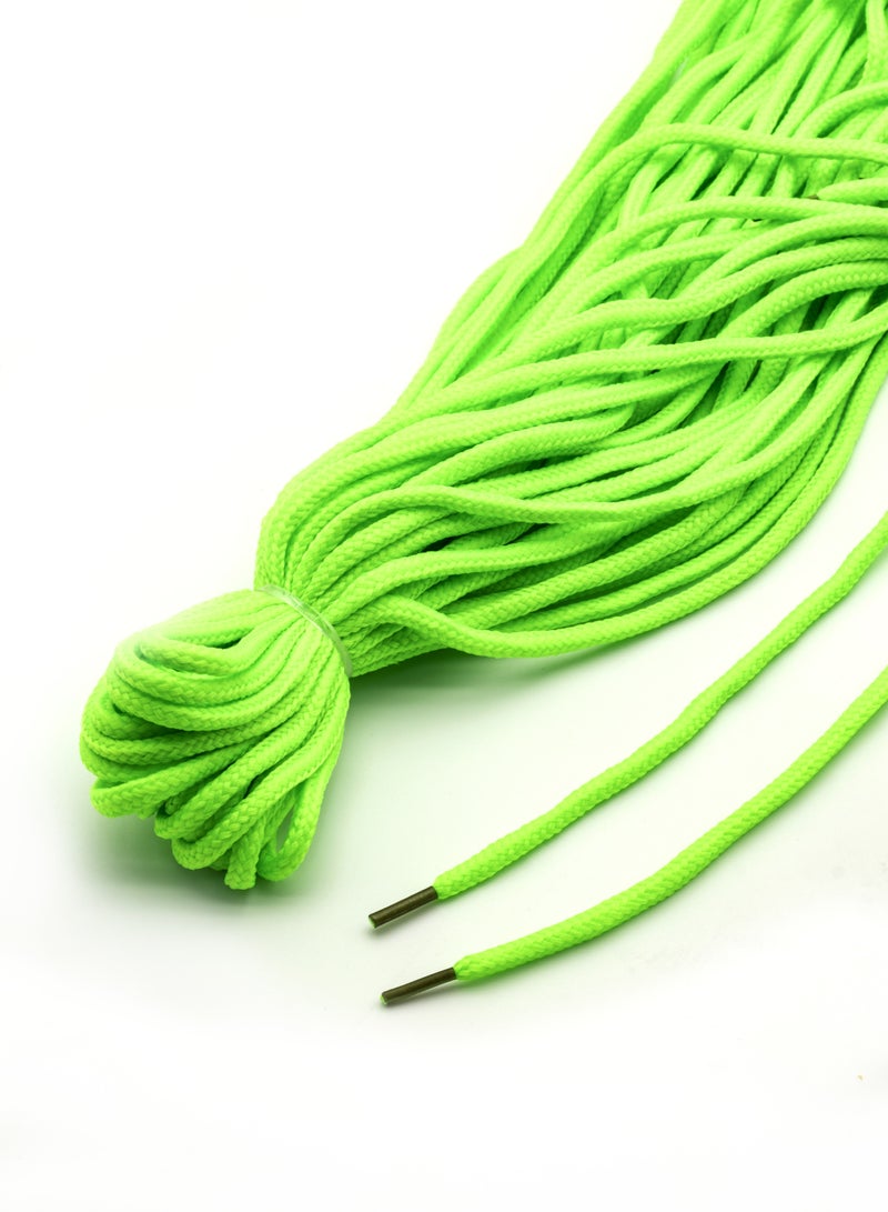 Shoe Laces - 12 Pairs of Durable 120cm - Green - Image 1