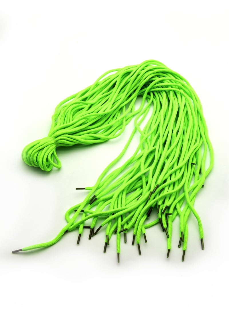 Shoe Laces - 12 Pairs of Durable 120cm - Green - Image 2