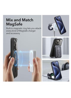 ESR ESR Classic Hybrid Case (HaloLock), Compatible with iPhone 15 Pro Max, Clear Black  - Image 3