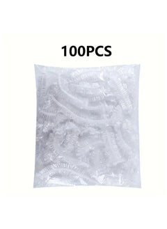Generic Plastic Bowl Covers 100pcs Elastic Reusable, Shower Caps for Sourdough Bread Proofing, Outdoor Food Covers to keep Bugs Away, Stretch Bowl Covers for Outside, Rising, Fly, Picnic, Fridge  - Image 2