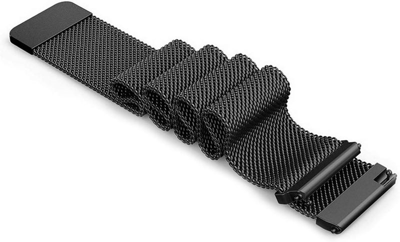 BaiJ Quick Release Watch Strap, Mesh Woven Metal Watch Band with Stainless Steel Buckle and Adjustable Magnetic Clasp for Men and Women - Image 2