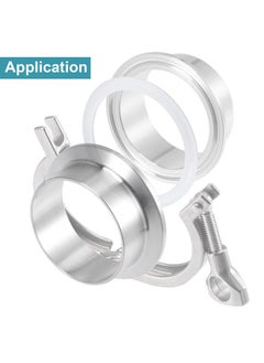 MECCANIXITY MECCANIXITY Silicone Rubber Gasket Industrial Flange O-Ring 106mm OD White  - Image 5