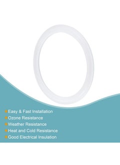 MECCANIXITY MECCANIXITY Silicone Rubber Gasket Industrial Flange O-Ring 106mm OD White  - Image 4