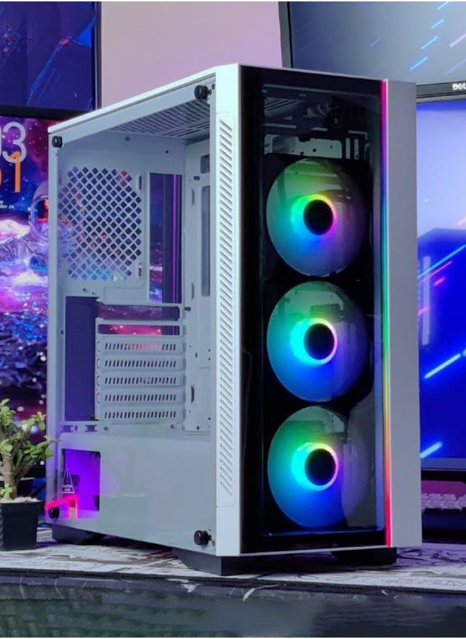 Game Sekret - Blitz Gaming PC - Intel Core i5-13400F Processor | NVIDIA RTX 4060 8GB GPU | 16GB DDR4 RAM | 1TB M.2 NVMe SSD | ARGB Air Cooler | WiFi Ready | Windows 11 Pro | Game Sekret Desktop Computer Tower (White) - Image 1