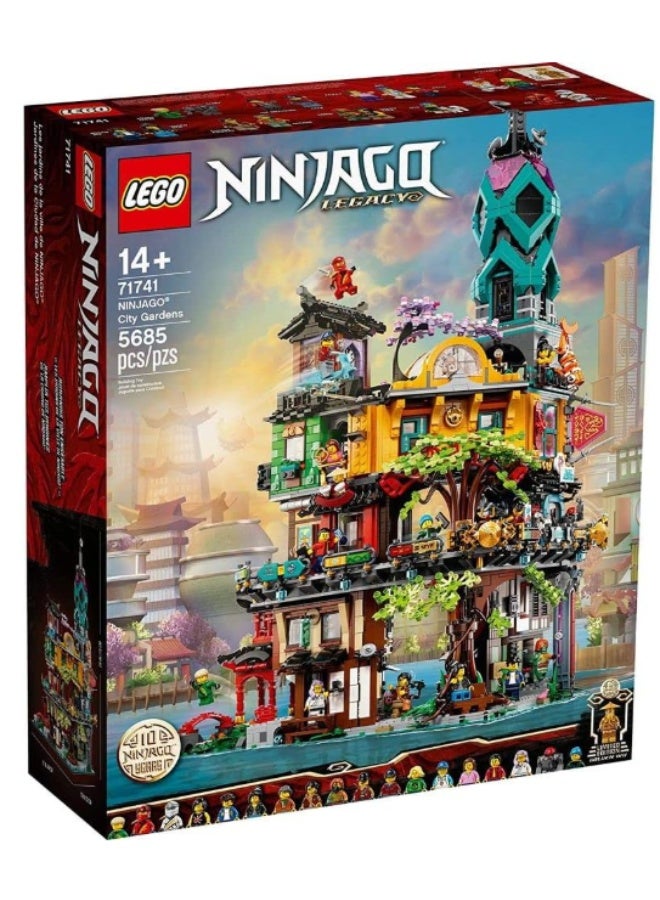 LEGO NINJAGO NINJAGO City Gardens 71741 Building Kit; Ninja House Playset Featuring 19 Minifigures, New 2021 (5,685 Pieces), Multicolor - Image 1