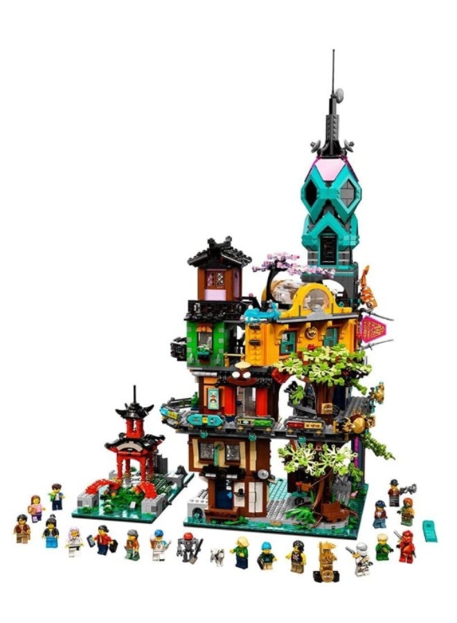 LEGO NINJAGO NINJAGO City Gardens 71741 Building Kit; Ninja House Playset Featuring 19 Minifigures, New 2021 (5,685 Pieces), Multicolor - Image 2