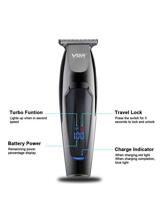 VGR Rechаrɡеable Waterproof Hair Trimmer Black 700grams - Image 3