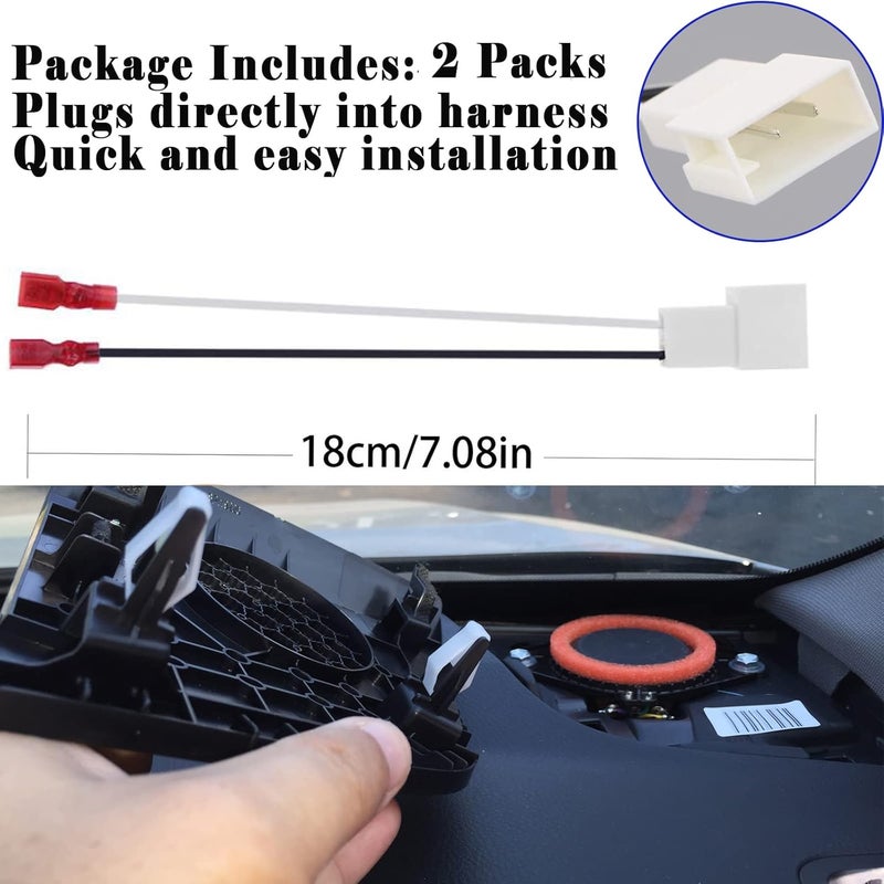 Danbojit 2 Pack Speaker Harness Adapter for Toyota Vehicles - Image 5