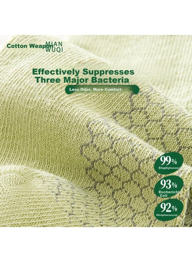 Cotton weapons Mian Graphene Pure Cotton Children's Socks, 7a Grade Antibacterial And Odor-resistant, Mid-calf Socks For Boys And Girls, Youth Seamless Socks - Image 3
