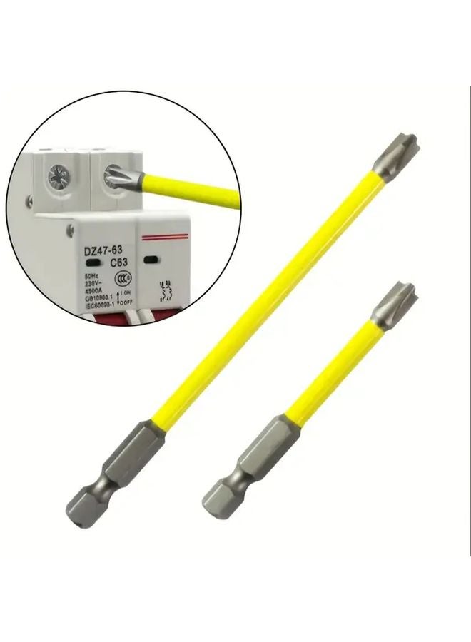 مجموعة مفكات براغي مغناطيسية 6 قطع PH2 ذو سداسي الرأس لوحة التبديل - Image 5