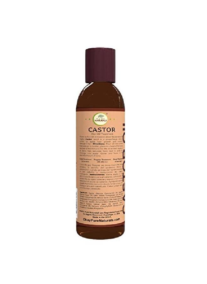 OKAY Black Jamaican Castor Oil Hot Oil Treatment Helps With Hair Growth Restores Damaged Hair Siliconeparaben Free For All Hair Types And Textures Made In Usa 6Oz  - Image 3