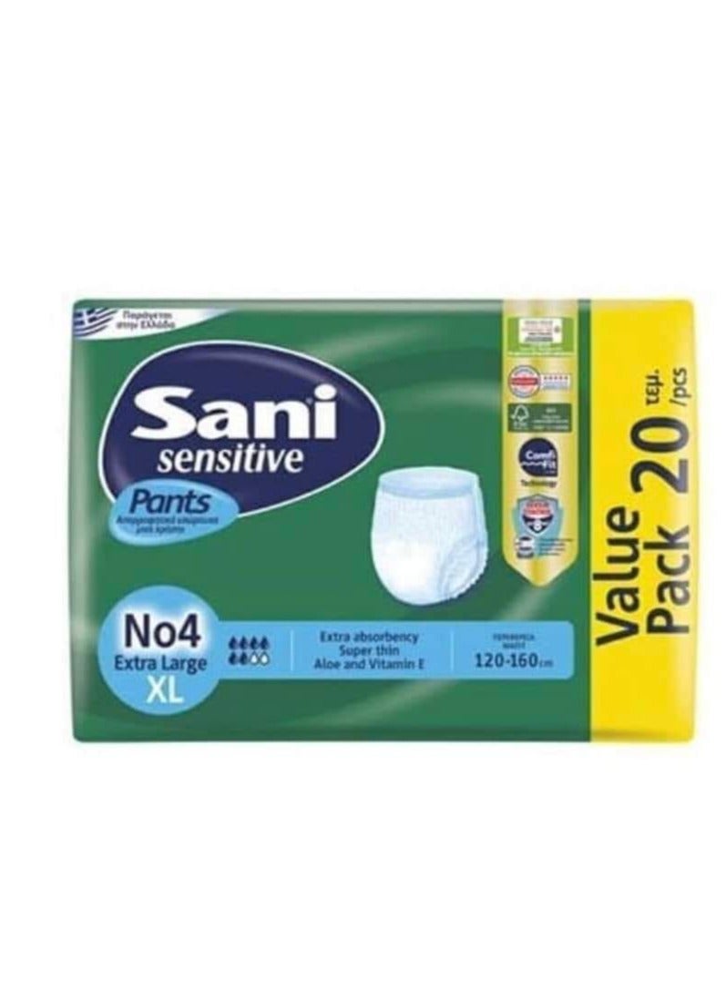 Sani Sensitive Sani Sensitive XL 20 Pieces Adult Shorts