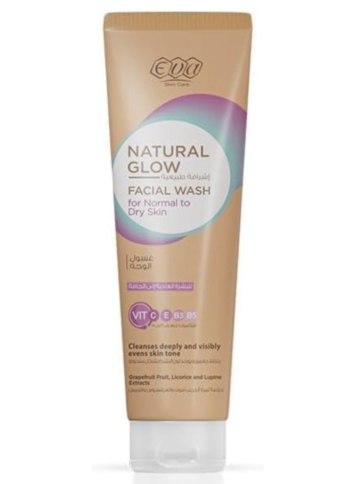 إيفا ايفا سكين كير غسول الوجه ناتشورال جلو للبشرة العادية إلى الجافه ، 100 مل - Image 1