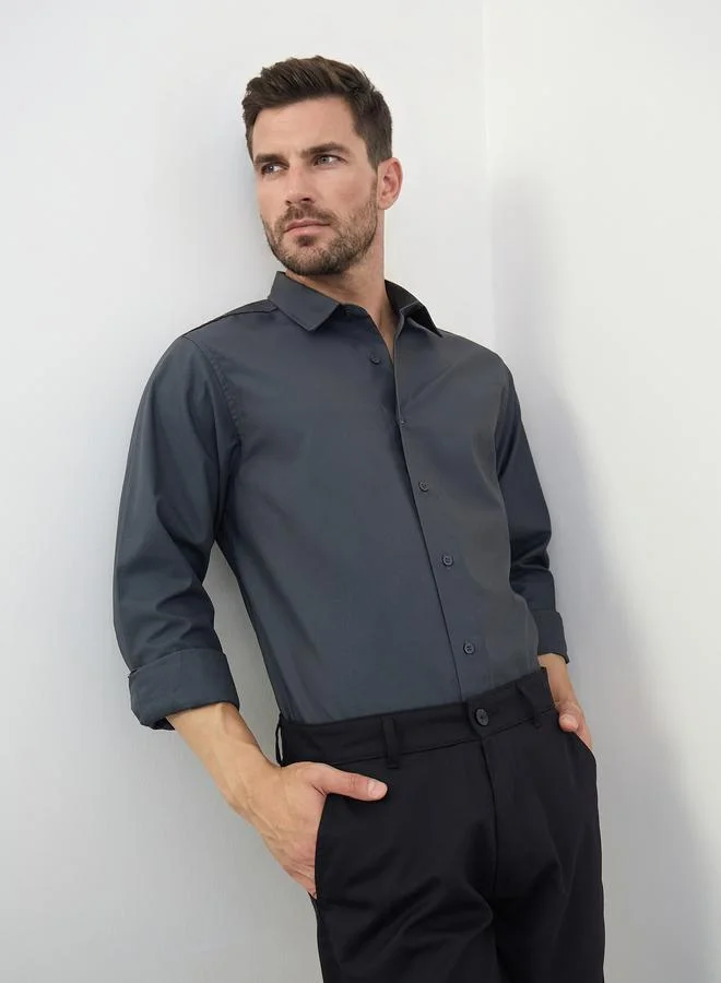 Men Regular Fit Long Sleeves Shirt