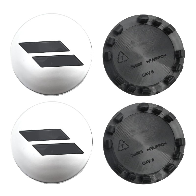 MDEOOSKY 4Pcs 6CZ27DX8AA 63mm 25 Wheel Center Cap Covers Replacement for Dodge Charger Challenger Durango Replace 6CZ27RM8AA Silver - Image 3