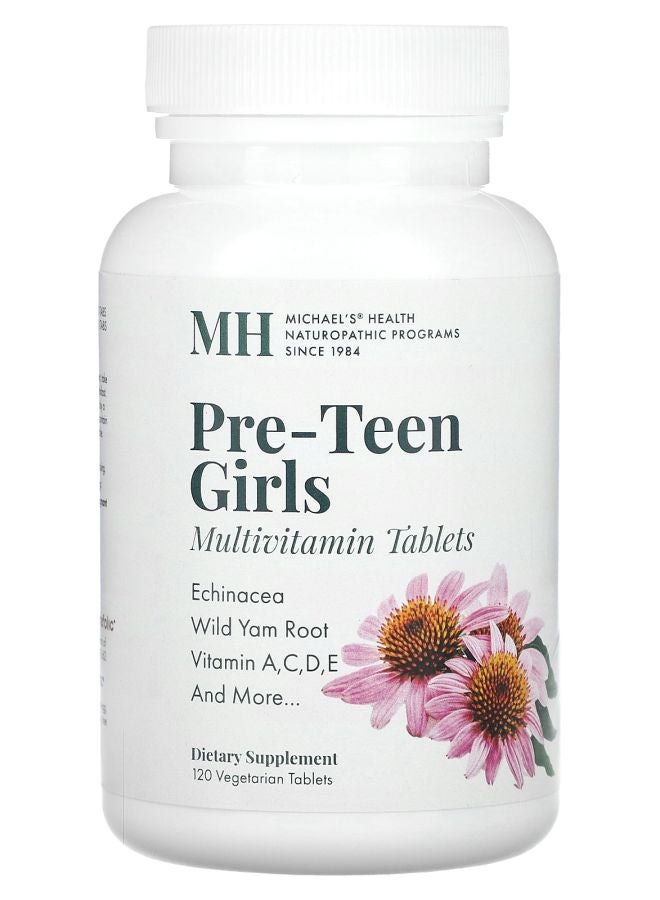 Pre-Teen Girls Multivitamin  120 Vegetarian Tablets