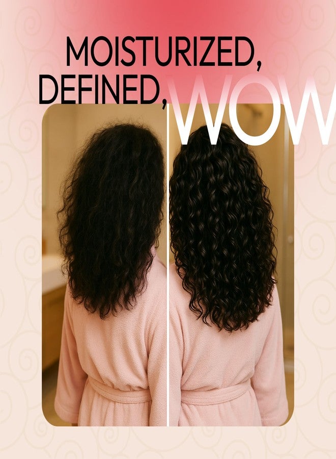 SUNATORIA Curl Cream – Lightweight Leave-In Curl Defining Cream for Curly & Wavy Hair, Anti-Frizz Moisturizer and Curl Activator Texturizer with Macadamia and Argan Oil, 8.1 fl oz - Image 5
