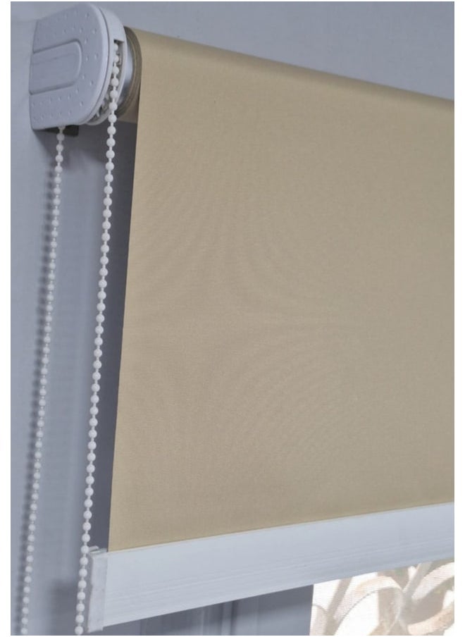 Panix Blinds Beige Black Out Blinds 125W x 125H cm  - Image 4