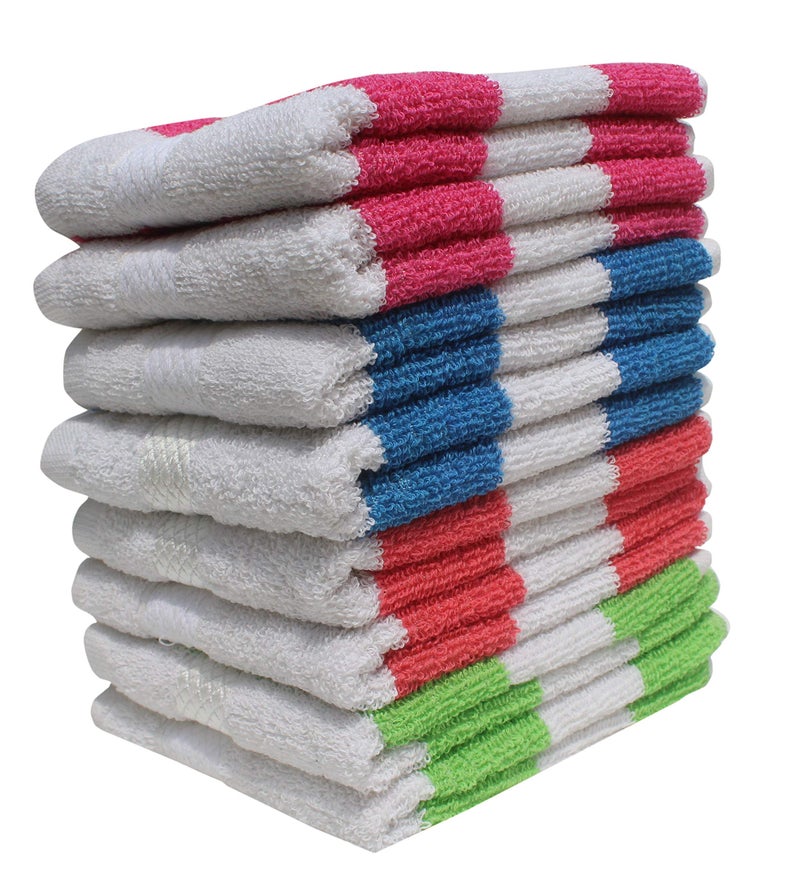 Mandhania Dailyuse Soft Cotton Hand Towels, 35x53 cm Pack of 8 (SHT806) - Image 1
