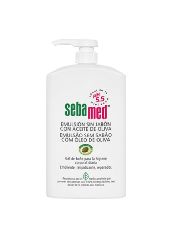 Sebamed Soap-Free Olive Face and Body Wash 1L