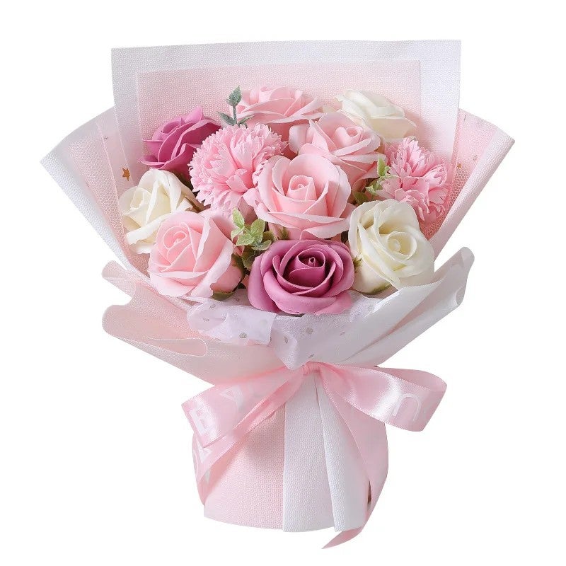 Bluejw Eternal Roses Soap Flowers – Long-Lasting Dried Plants Bouquet for Valentine's Day, Mother's Day, Christmas, Graduation & New Year Gifts - Image 2