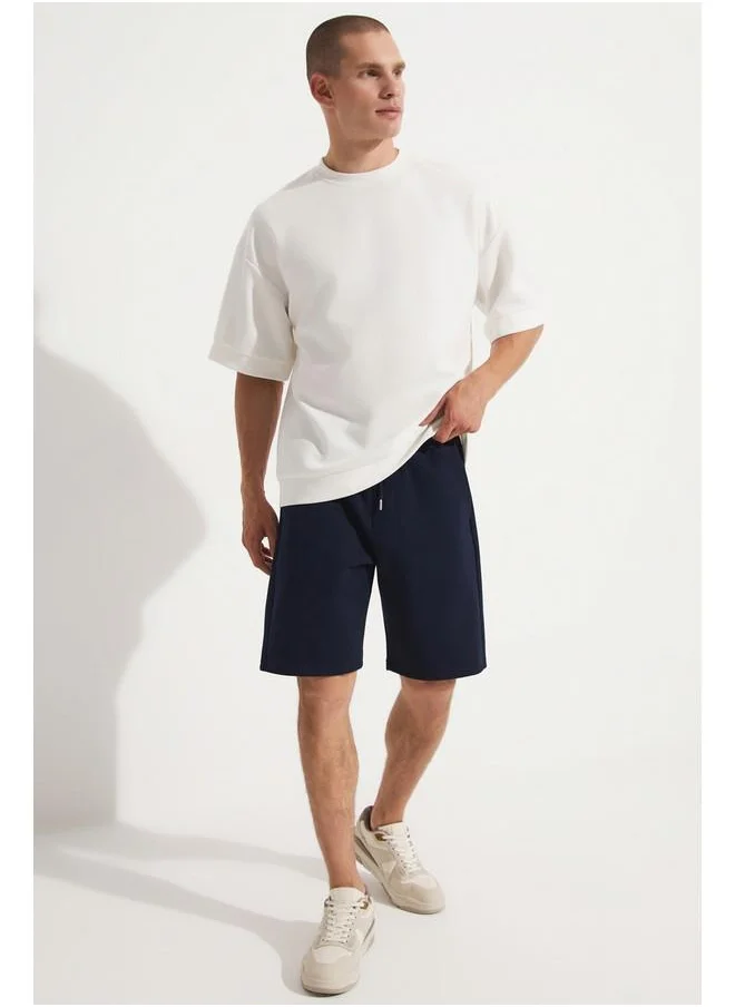 جون June Men Regular Fit Polo Pique Short Navy