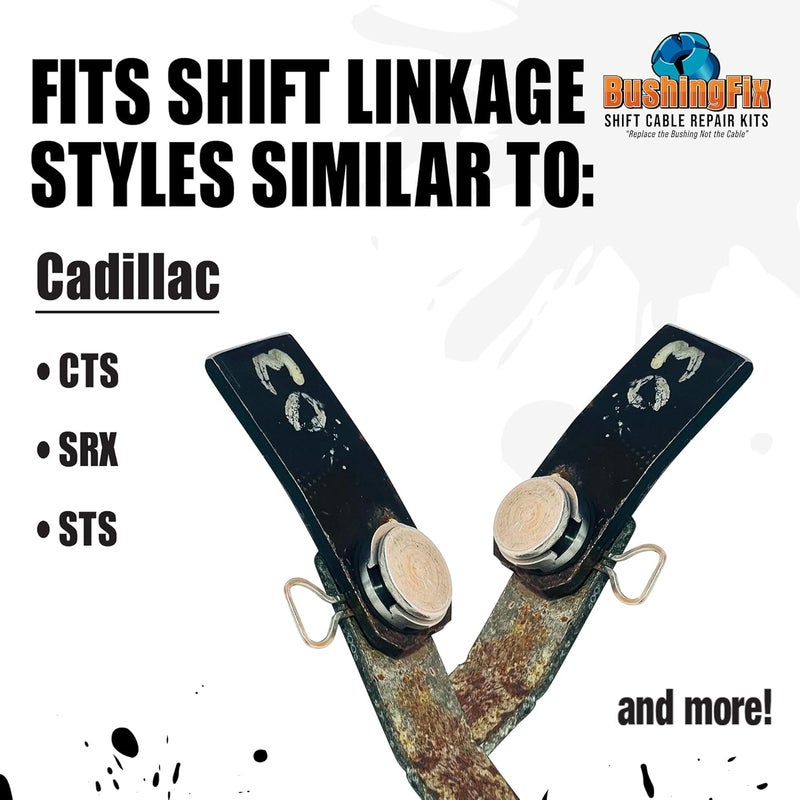 BushingFix.com BushingFix® RX1Kit™ - Transmission Shift Linkage Repair Kit for Caddy Models - Image 5