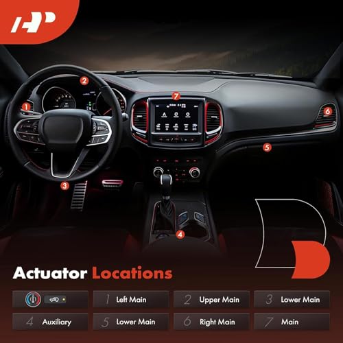 A-Premium HVAC Heater Blend Door Actuator Dodge Grand Caravan/Charger/Challenger 2008-2019, Dakota 2008-2010, Magnum 2008 & Chrysler Town & Country 2008-2016, 300 2008-2019 & Ram C/V 2012-2015, Dakota - Image 3