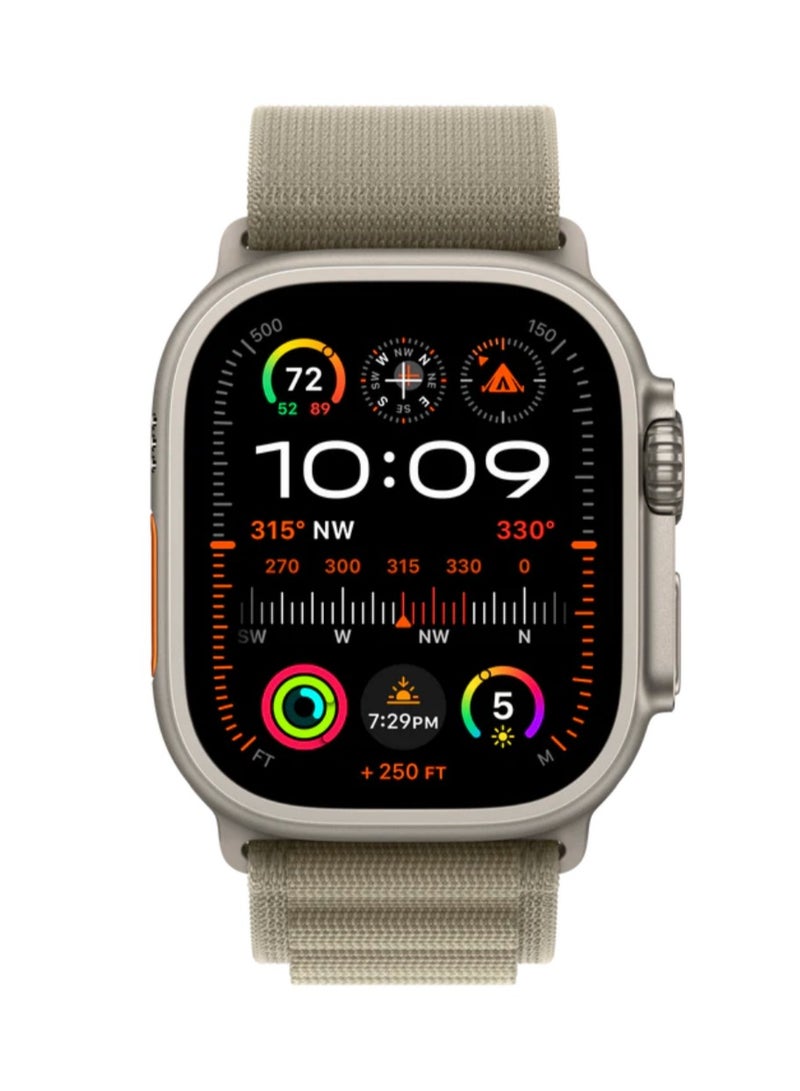 ACLIX Alpine Loop Band Compatible with Apple Watch 42mm 44mm 45mm 46mm 49mm, Soft Woven Sport Strap, Adjustable Replacement Wristband for Apple Watch Series Ultra / SE / Series 1/2/3/4/5/6/7/8/9/10/11- Olive - Image 2