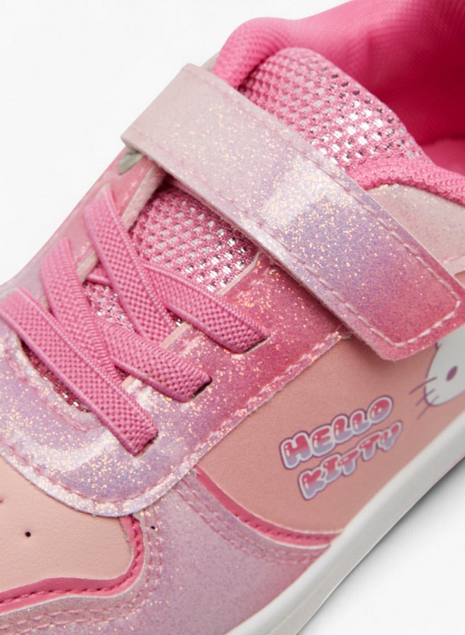 Hello Kitty أحذية رياضية مطبوعة مع إغلاق بخطاف وحلقة - Image 4