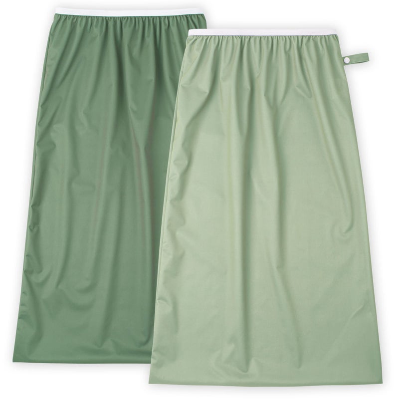 Nora's Nursery Pail Liner for Cloth Diapers - Reusable and Washable - Fits all Standard Diaper Pails - Waterproof Pail Liner with Strap for Diaper Pails, Laundry & Kitchen Garbage Cans (Garden - 2 Pk) - Image 1