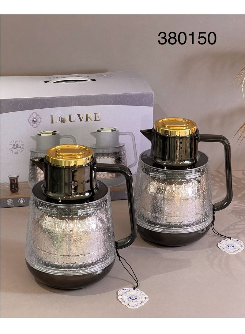 Louvre A new design two-piece thermos set for tea and coffee ,