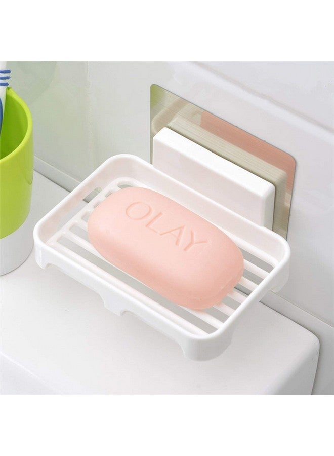 ستور 2508 حامل صابون للمطبخ والحمام من سلسلة ملصقات سحرية بلاستيكية ذاتية اللصق مقاومة للماء من Store2508 (أبيض) (موديل MB412) - Image 2
