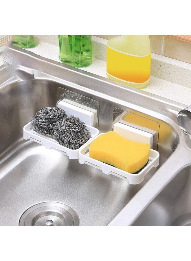 ستور 2508 حامل صابون للمطبخ والحمام من سلسلة ملصقات سحرية بلاستيكية ذاتية اللصق مقاومة للماء من Store2508 (أبيض) (موديل MB412) - Image 4