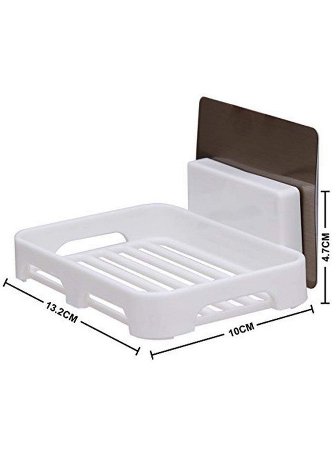 ستور 2508 حامل صابون للمطبخ والحمام من سلسلة ملصقات سحرية بلاستيكية ذاتية اللصق مقاومة للماء من Store2508 (أبيض) (موديل MB412) - Image 5