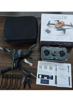 DIGI CORE ZFR F187 Mini Drone With 4-Sides Obstacle Avoidance RC Drone Multifunctional F187 Convenient Folding, App Control, Real Time Map, & Long Endurance With Carrying Case Black  - Image 4