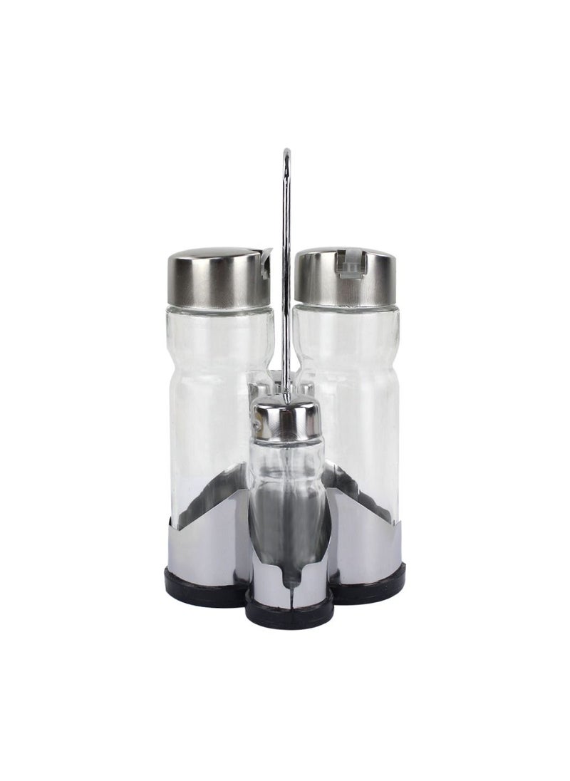 Home Smart Spices Condiment Salt and Pepper shakers Cooking Set Stainless Steel 5 Pcs for Salt Pepper Shakers Scorpion Pepper and More Salt Shaker by Home Smart  - Image 2