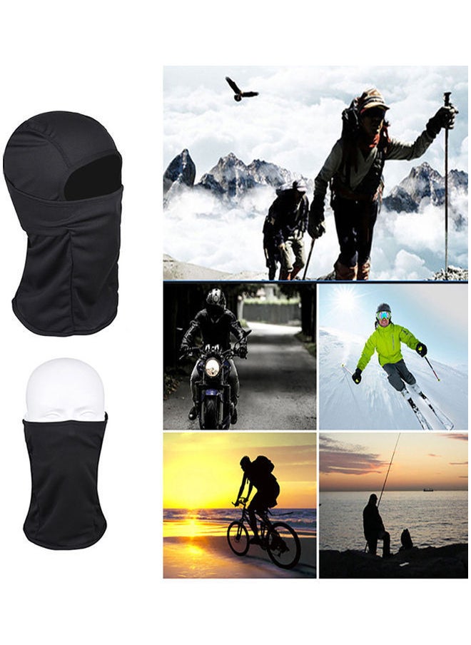 NIBEMINENT - 1/2Pcs Winter Cycling Skiing Neck Balaclava Cover Face Head Warmer Scarf Hat 20*10*20cm - Image 1