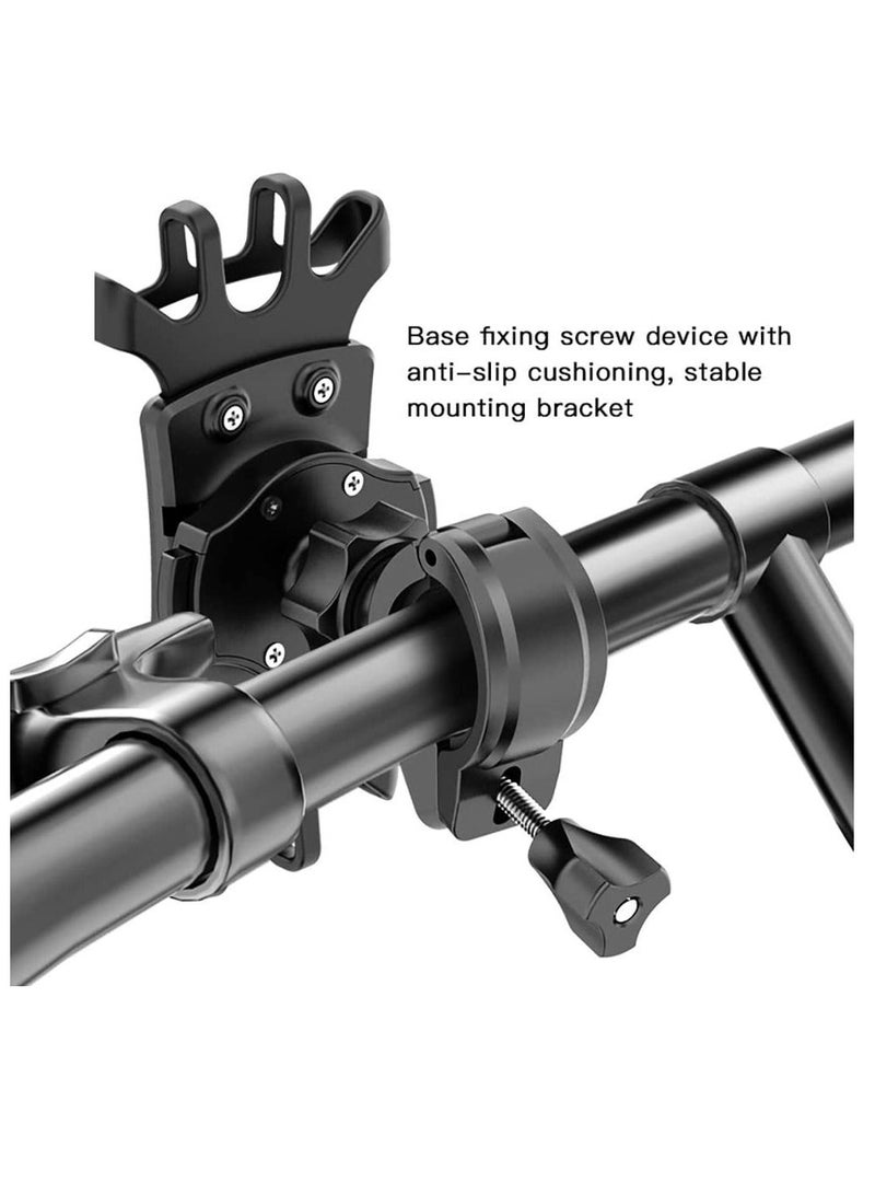 Yesido C66 Bike Bicycle Motorcycle Mobile Phone Holder Mount Universal 360 Degree Adjustable Rotation Compatible With Iphone 12 Mini/12/12 Pro, Samsung Galaxy S21/20 Or Note, Huawei And More - Image 4