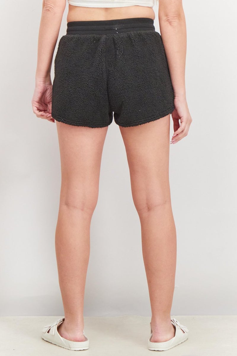 Sundown By Splendid Women Regular Fit Textured Playa Shorts, Black - Image 2