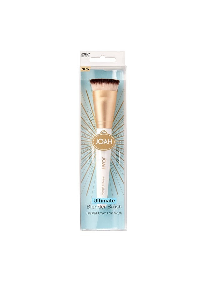 JOAH Ultimate Blender Beauty Brush Wide Flat Tip Gently Buffs Seamlessly Blends Ultrafirm Dense 100 Percent Synthetic Bristles - Image 2