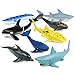 Boley Great Sea Creatures 8Pack 710 Soft Plastic Ocean Animal Figurines Realistic Shark Whale Dolphin Toys Educational Sensory Playset for Kids Party Favors Classroom Supplies - Image 3