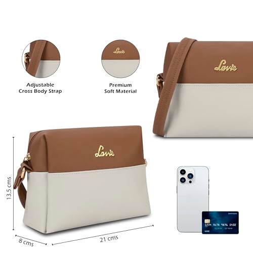 Lavie Women's Ellen Colourblock Horizantal Cross Body Sling Bag | Ladies Purse Handbag | Gift for Women - Image 3