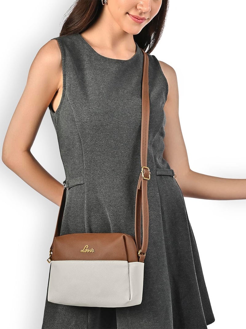 Lavie Women's Ellen Colourblock Horizantal Cross Body Sling Bag | Ladies Purse Handbag | Gift for Women - Image 2