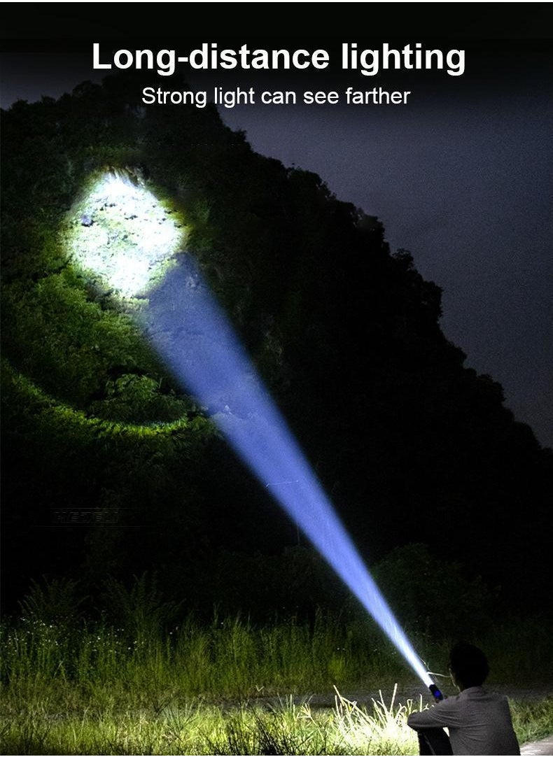 Generic X71 High-Performance LED Flashlight - 5 Modes, Waterproof, USB Rechargeable (Batteries Not Included)  - Image 4
