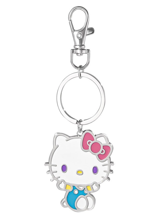SALLY ROSE Hello Kitty Keychain Cute Official License, Enamel-Plated Fashion Sanrio Keychain with Lobster Clip Bag Charm - Image 1