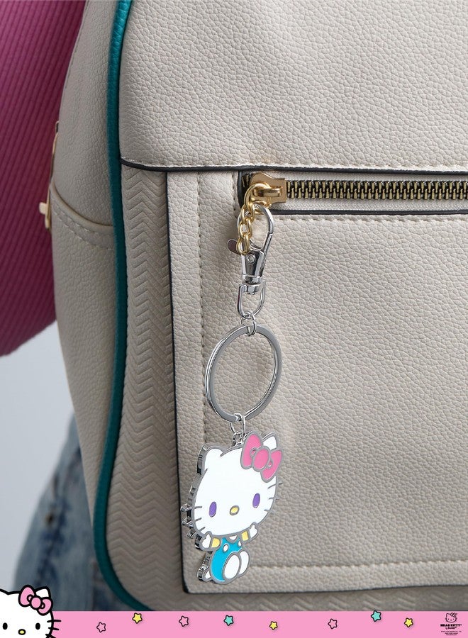 SALLY ROSE Hello Kitty Keychain Cute Official License, Enamel-Plated Fashion Sanrio Keychain with Lobster Clip Bag Charm - Image 3